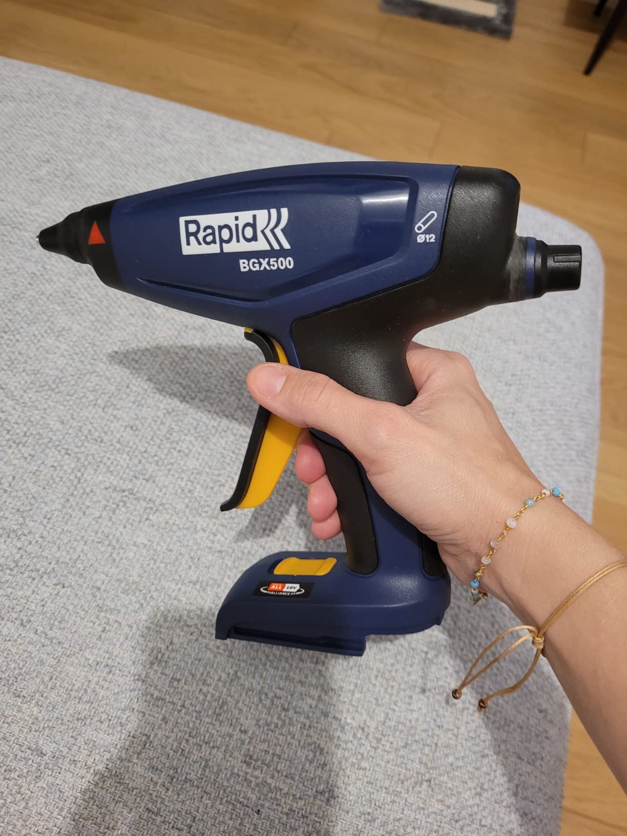 Rapid Collage BGX500 pistolet à colle sans fil 18 V sans batterie ni chargeur