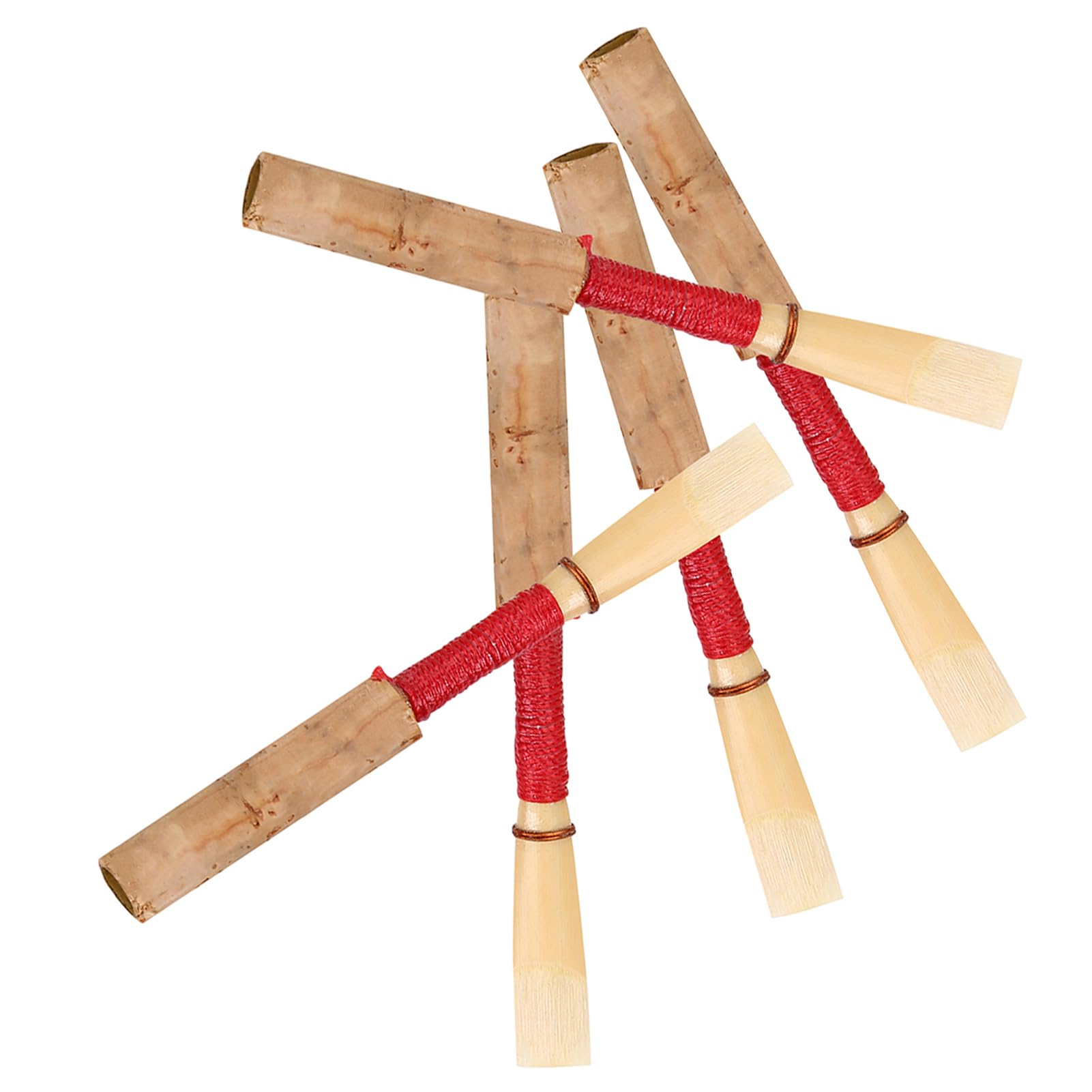 Omabeta Toys & Games anches de hautbois force moyenne lot de 5 en bambou