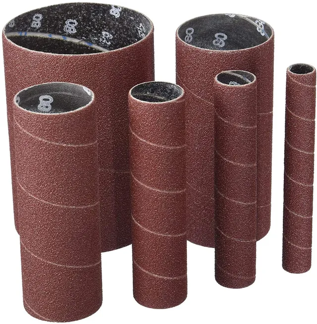 Scheppach BS Series manchons abrasifs grain 80 18 pièces pour OSM100