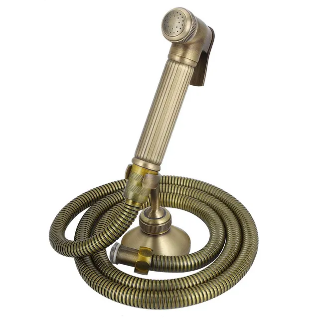 Omabeta Home Décor & Bathroom Décor douchette bidet bronze vintage en cuivre avec tuyau