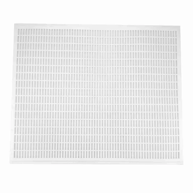 Omabeta Garden Machinery & Agricultural Equipment grille à reine 10 cadres 51 × 41 cm blanche en plastique