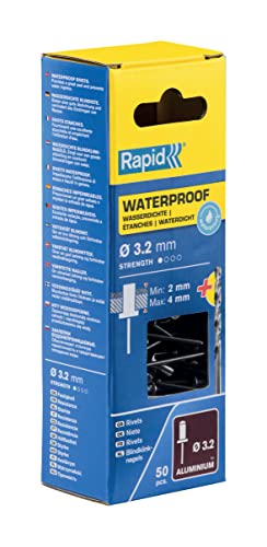 Rapid’os 16 Rivetage rivets étanches Ø3,2 x 8 mm, 50 pièces alu