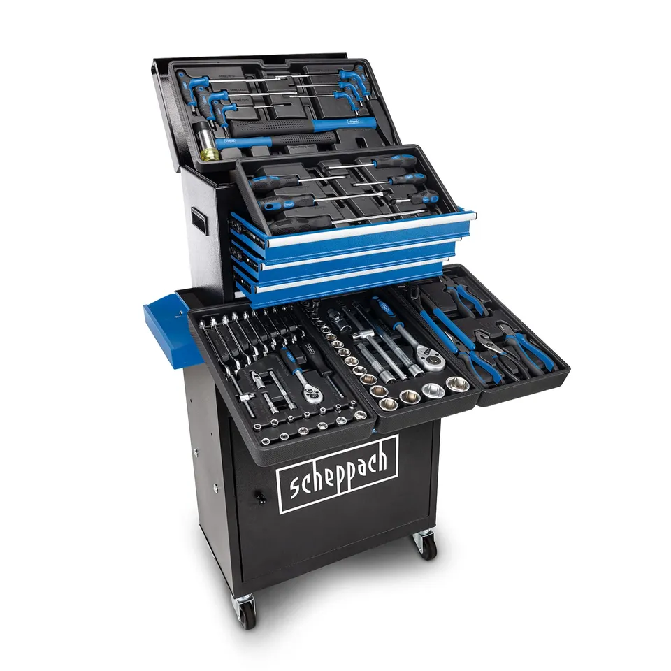 Scheppach ST Series TW1200 servante d’atelier 70 outils 2-en-1