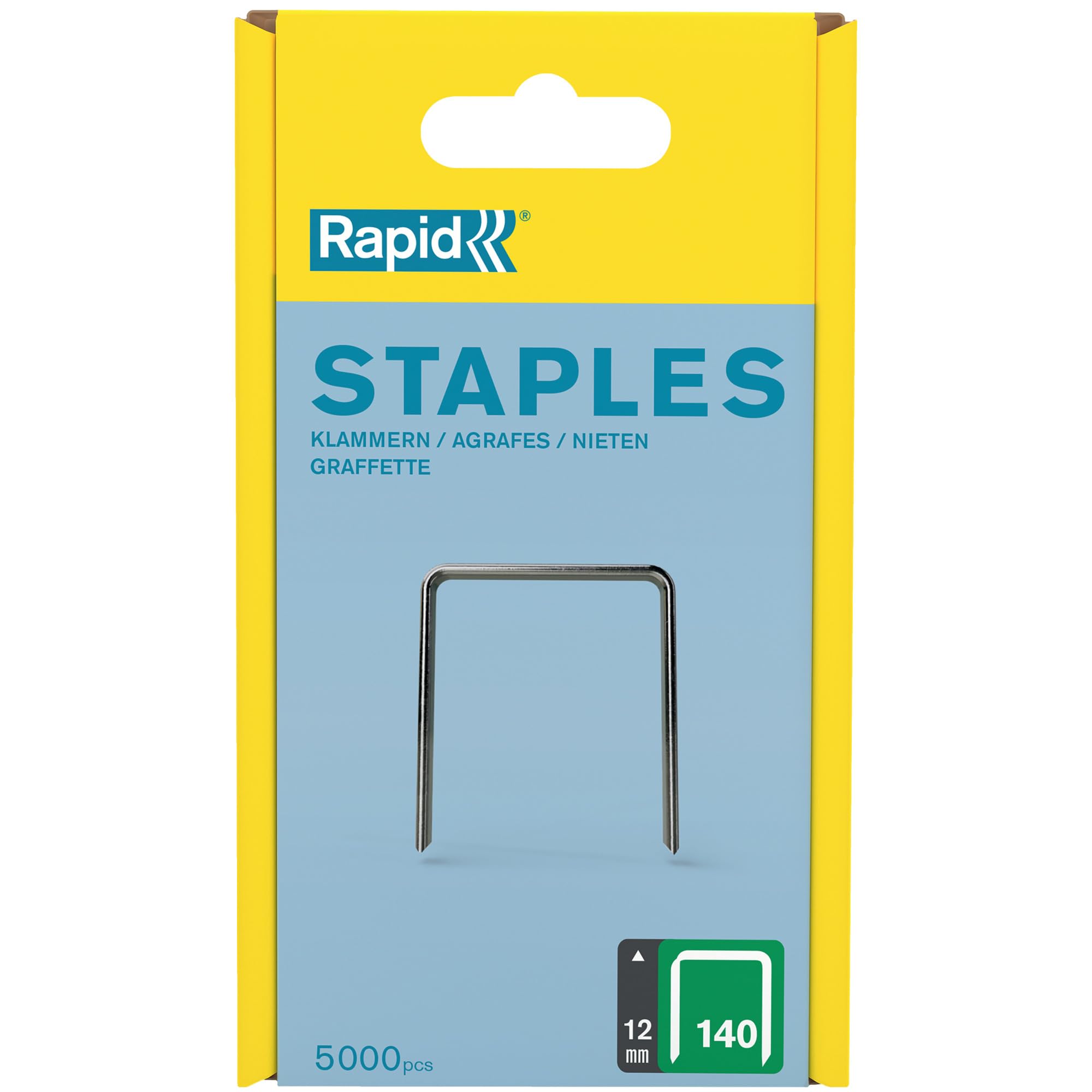 Rapid’os 16 Agrafage 140 agrafes fil plat 12 mm 5000 pièces