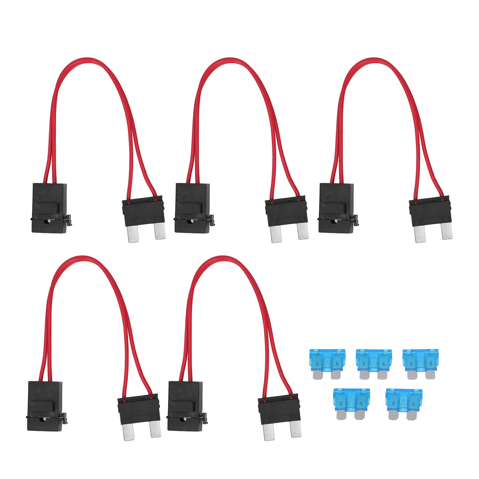 Omabeta Automotive Accessories connecteur de porte-fusible mini 16AWG 5 pièces 20 A