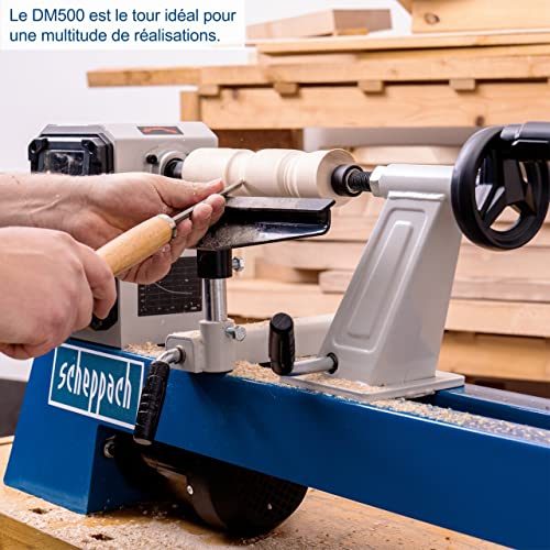 Scheppach DMT Series DM500T tour à bois 400 W 4 vitesses
