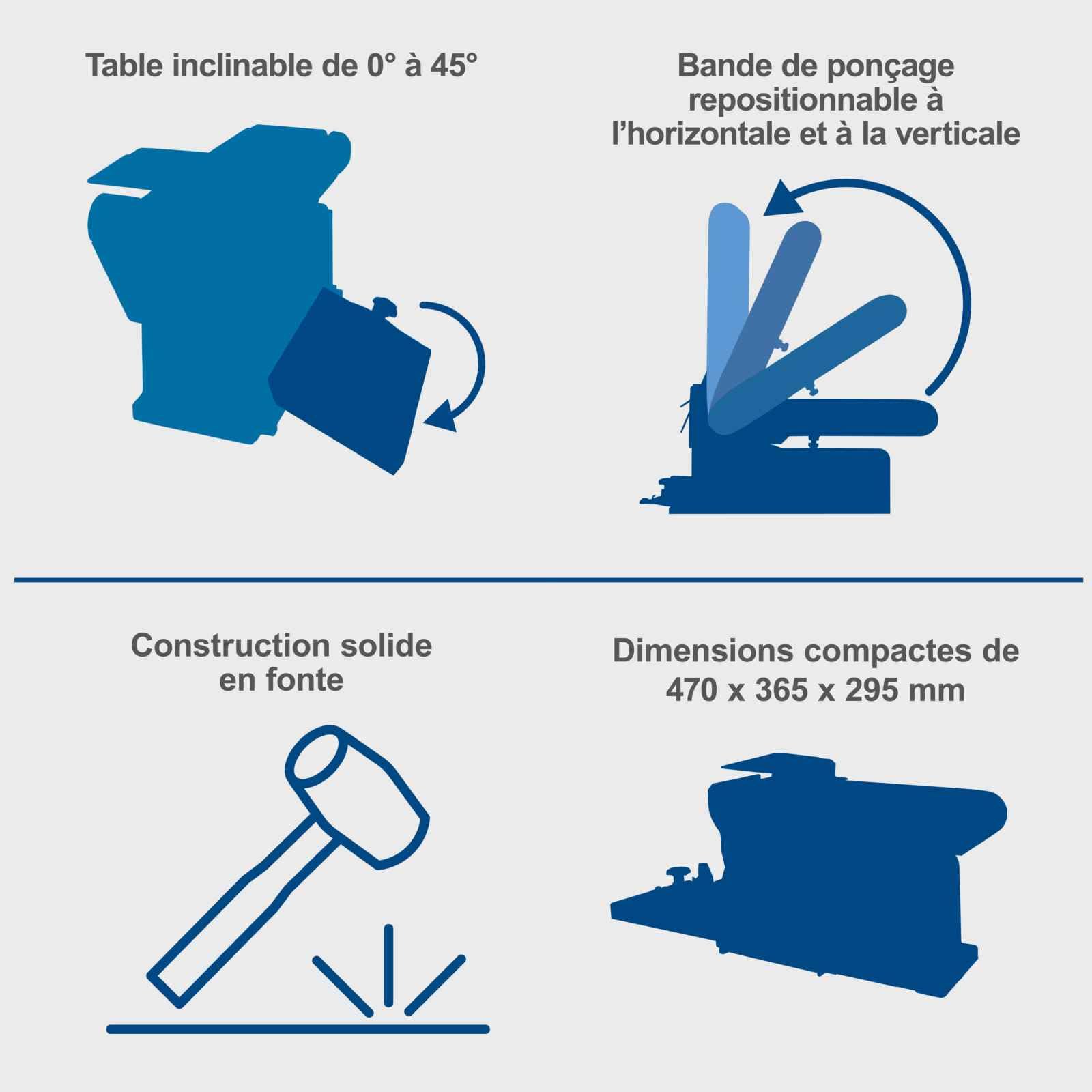 Scheppach BS Series BTS900 ponceuse à bande et à disque, jeu d’abrasifs 12 pièces