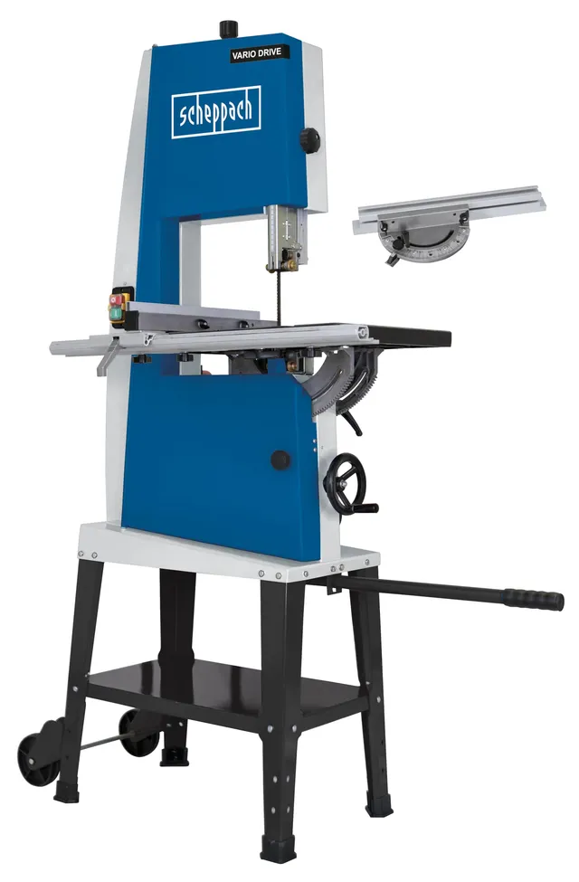 Scheppach BASA Series BASA3 scie à ruban 205 mm guide transversal et support