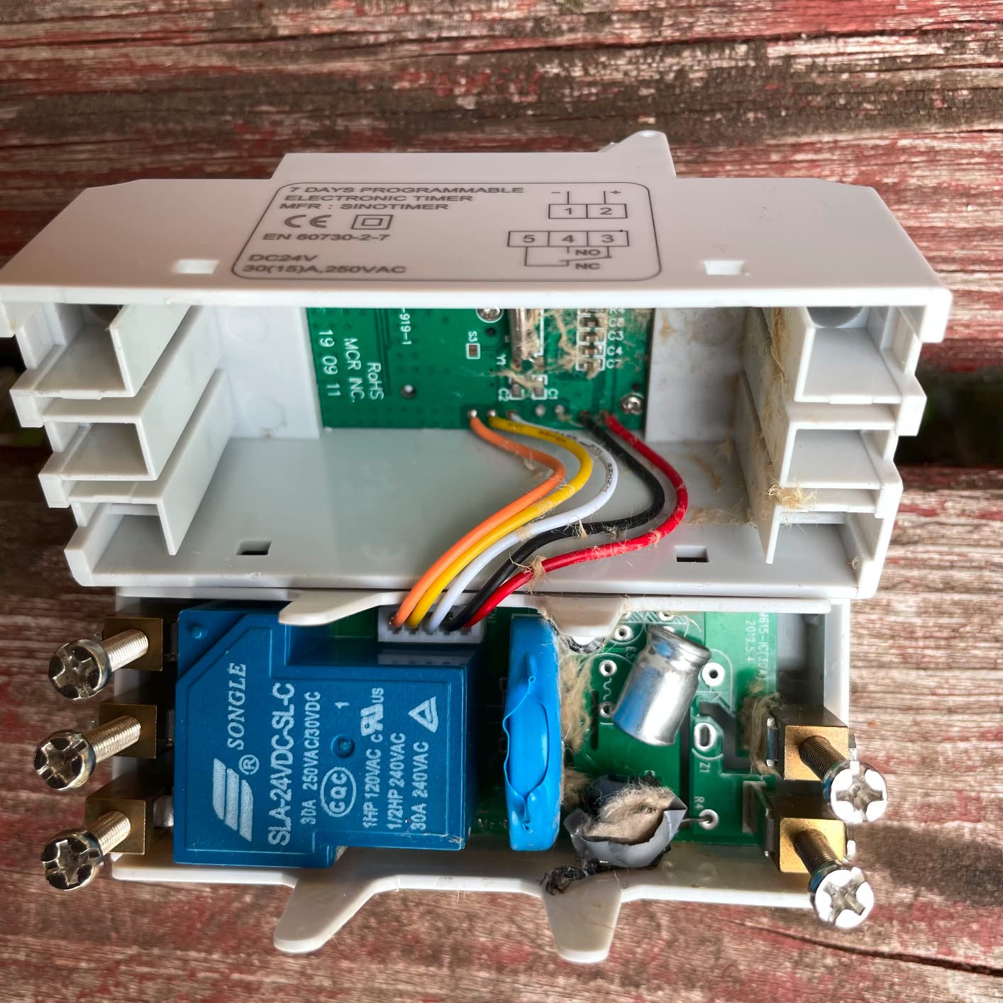 Omabeta Electrical Components & Wiring minuterie programmable 24 V rail DIN