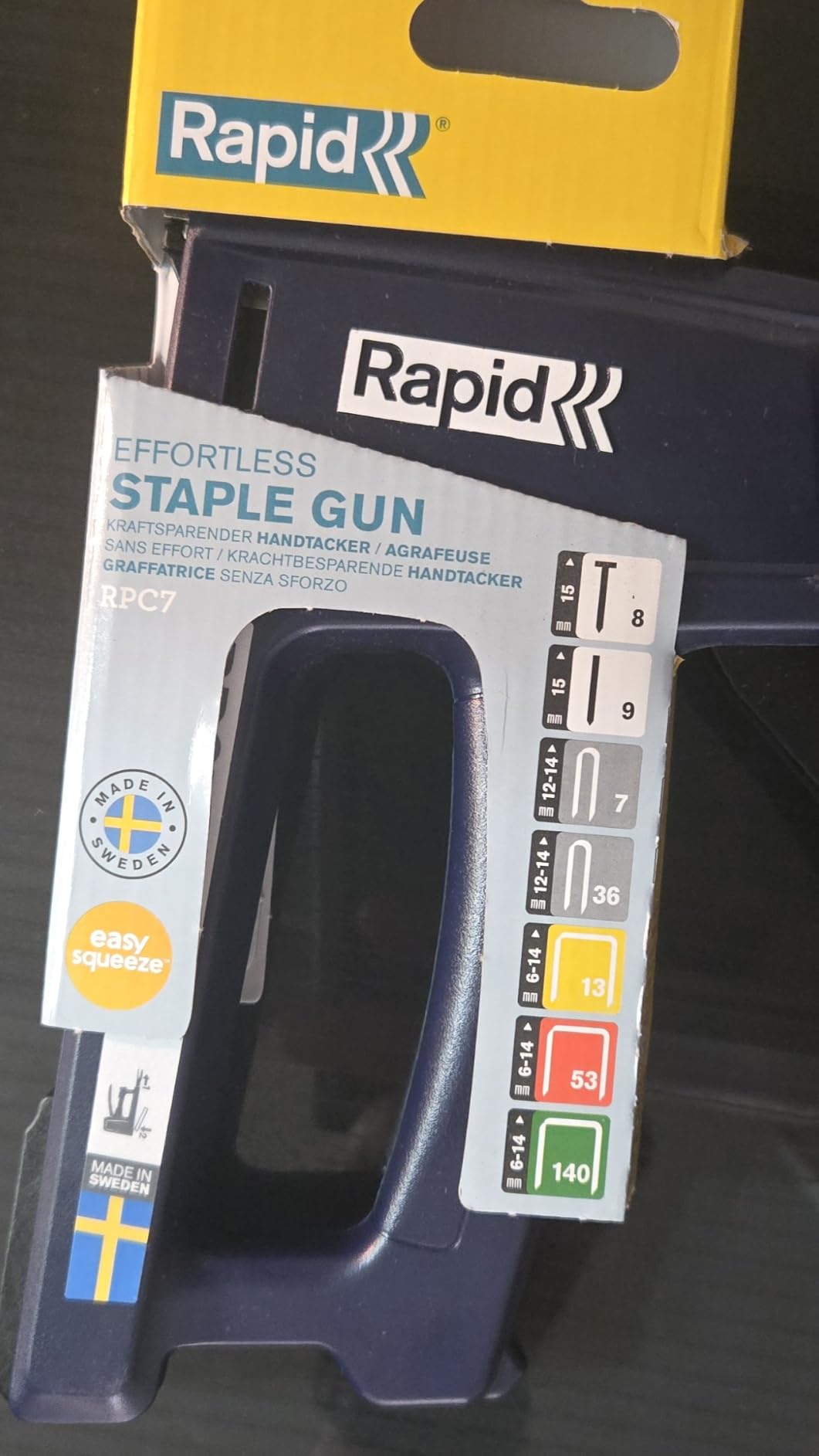 Rapid’os 16 Agrafage RPC7 agrafeuse-cloueuse murale 7-en-1