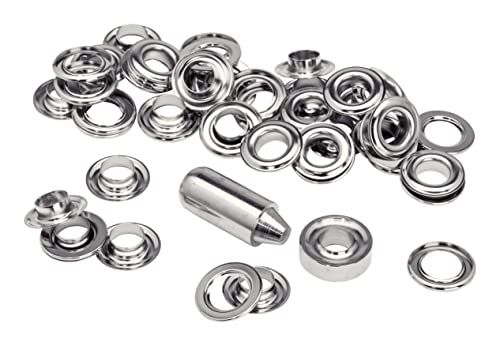 Rapid Rivetage œillets de renfort 10 × 21 mm, 25 pièces, outil inclus