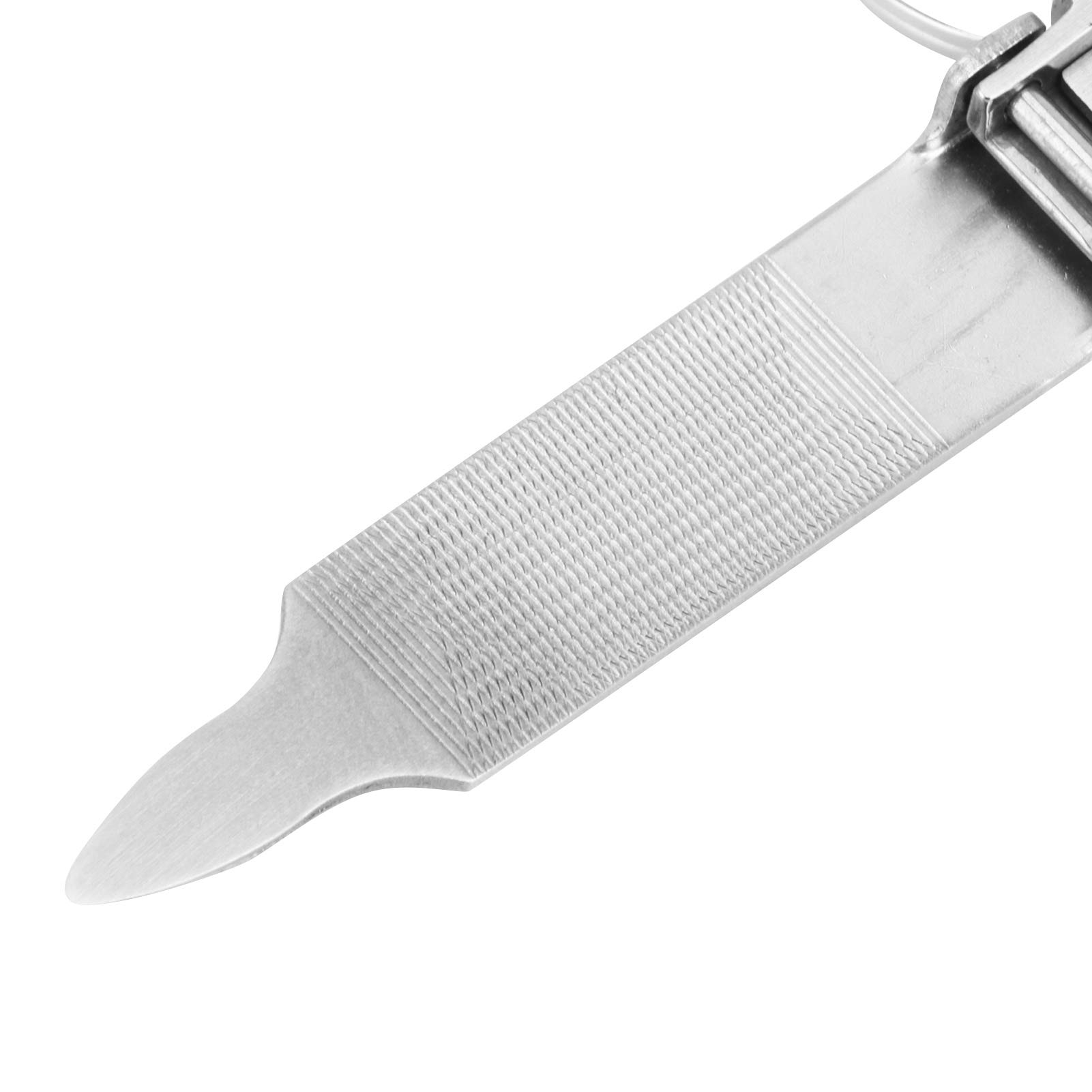 Omabeta Beauty, Hair & Nail Care coupe-ongles de voyage en acier inoxydable avec lime
