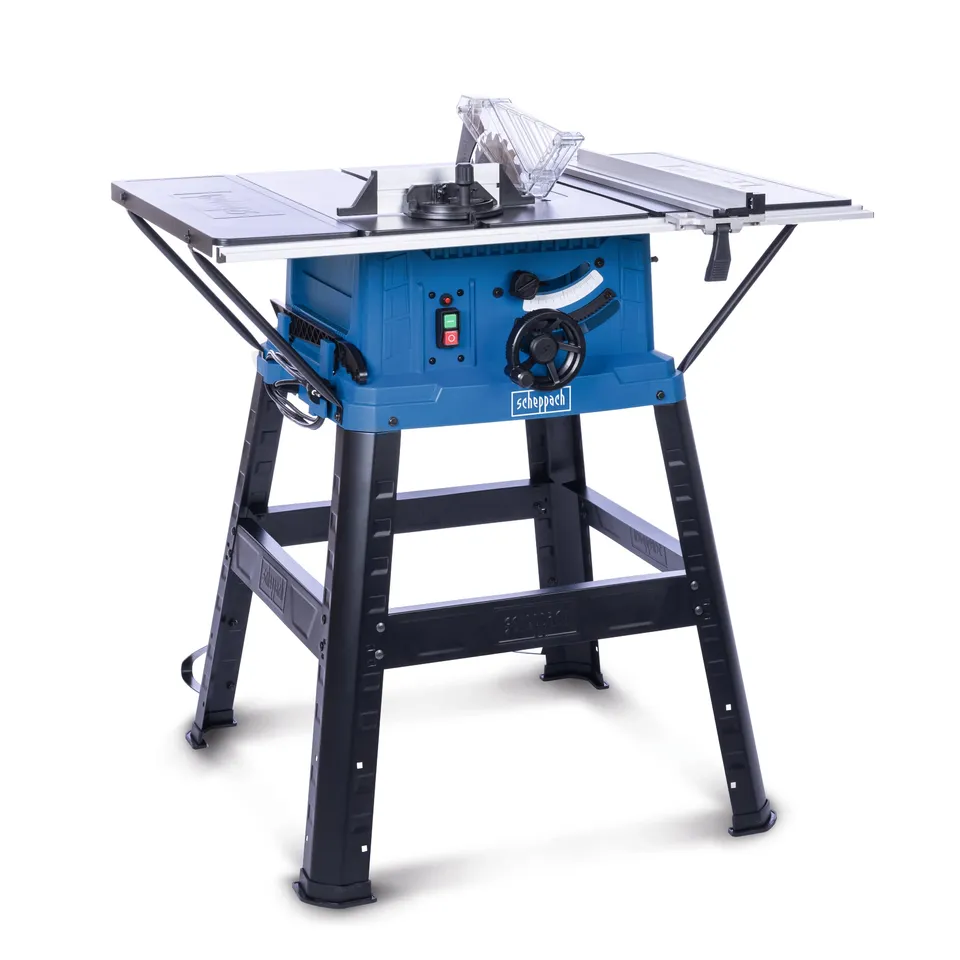 Scheppach 40V Series HS254 scie sur table 240 V avec support