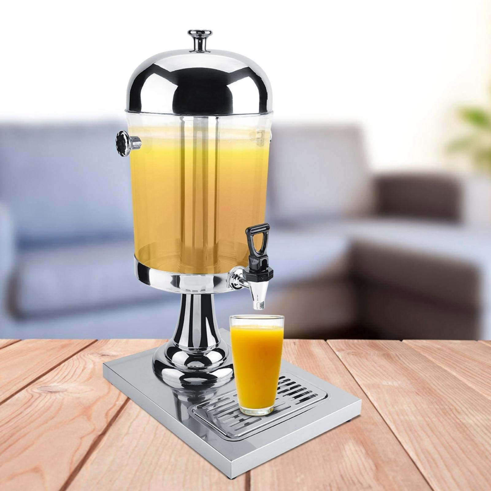 Omabeta Kitchen Appliances distributeur de jus 8 L argent sans électricité