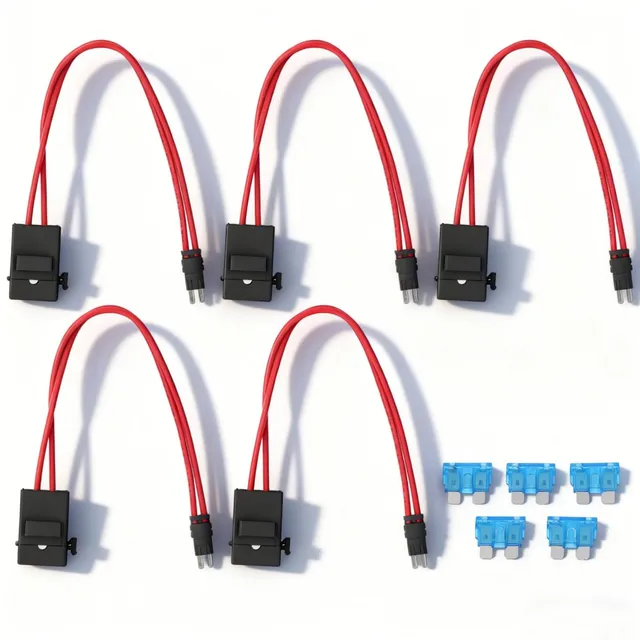 Omabeta Automotive Accessories porte-fusible voiture mini 20 A 16 AWG lot de 5