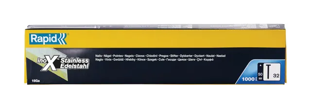 Rapid’os 16 Clouage clous n°32 50 mm inox résinés, 1000 pièces