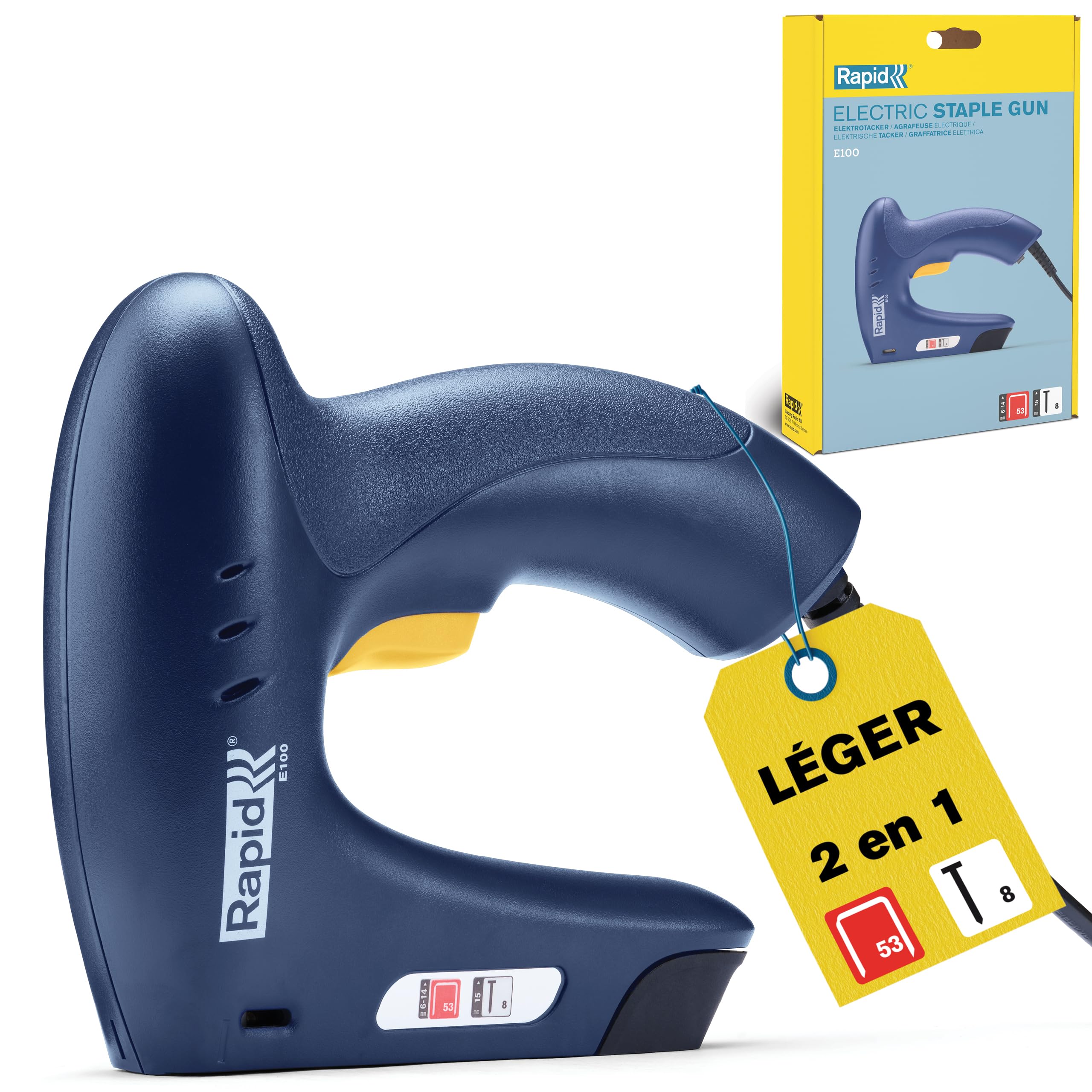 Rapid’os 16 Agrafage E100 agrafeuse-cloueuse électrique blister