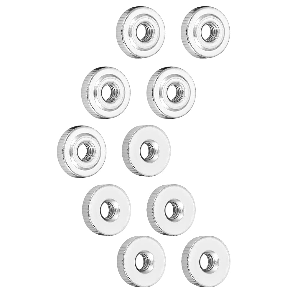 Omabeta Fasteners, Screws & Springs écrous moletés M3 10 pièces acier carbone