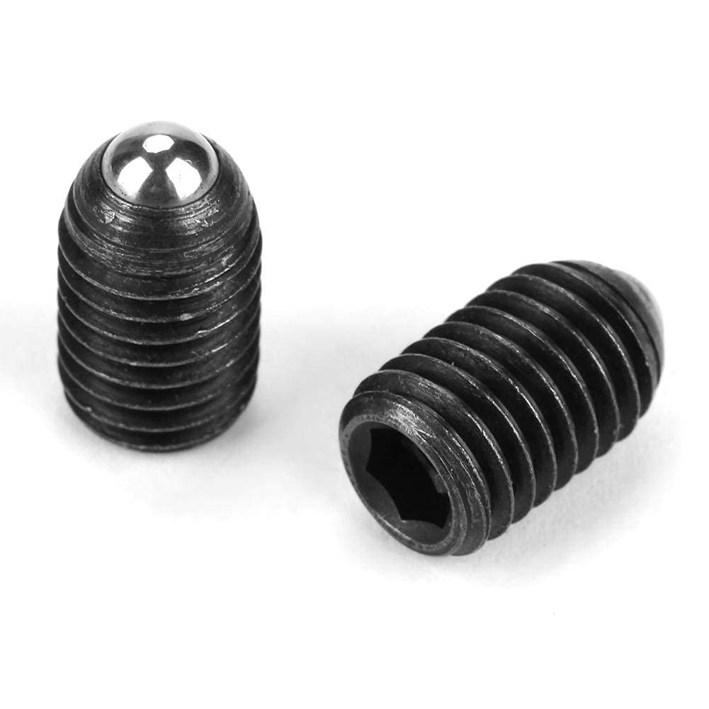 Omabeta Fasteners, Screws & Springs poussoirs à bille M10×20, lot de 10 en acier carbone