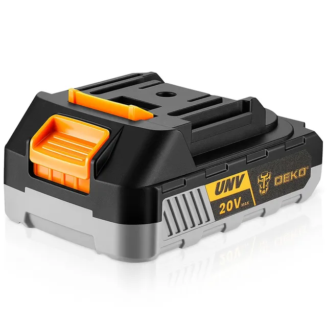 DEKOPRO POWER TOOLS batterie lithium-ion 20 V 2 000 mAh pour outils sans fil