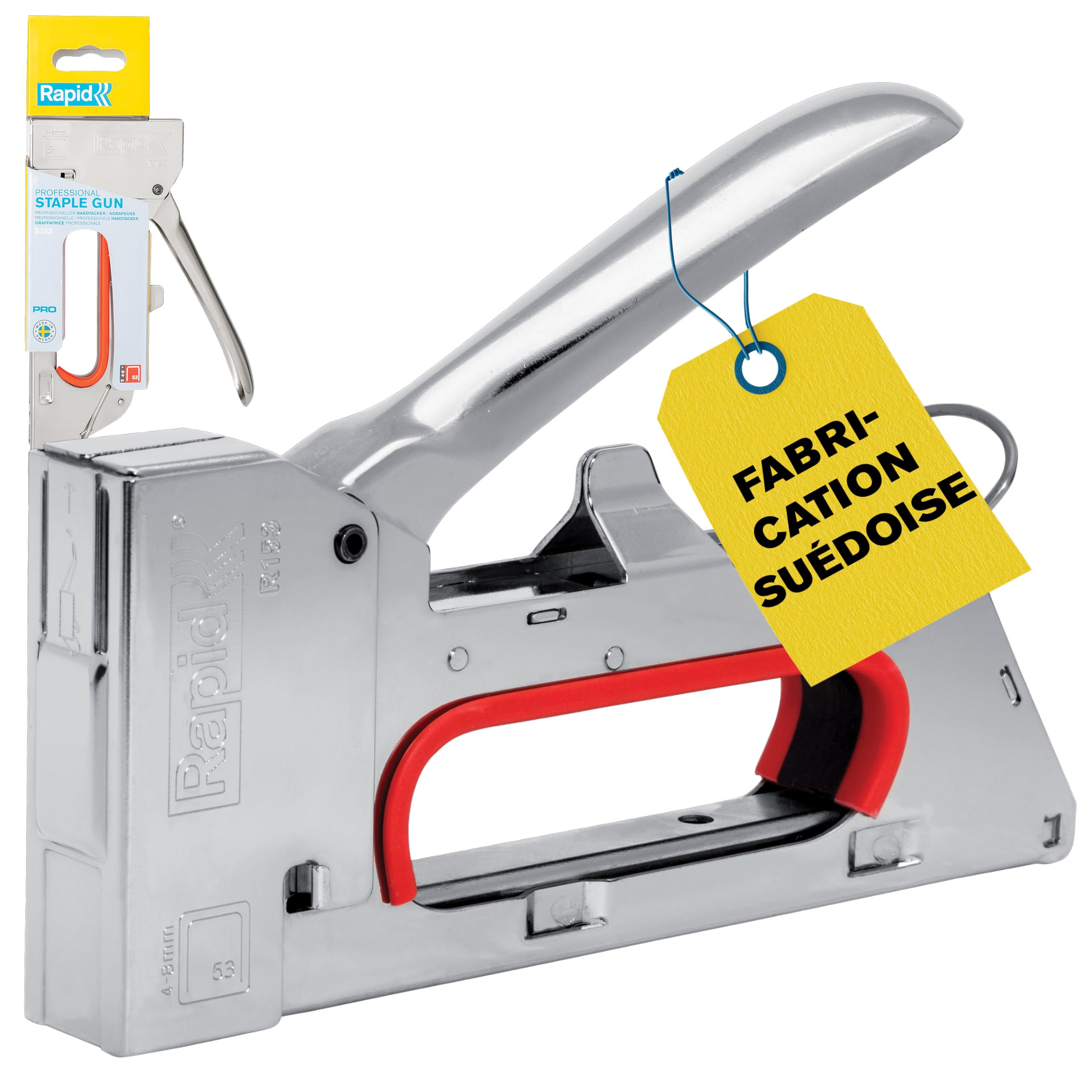 Rapid’os 16 Agrafage PRO R153 Agrafeuse boîte PRO agrafes 4–8 mm