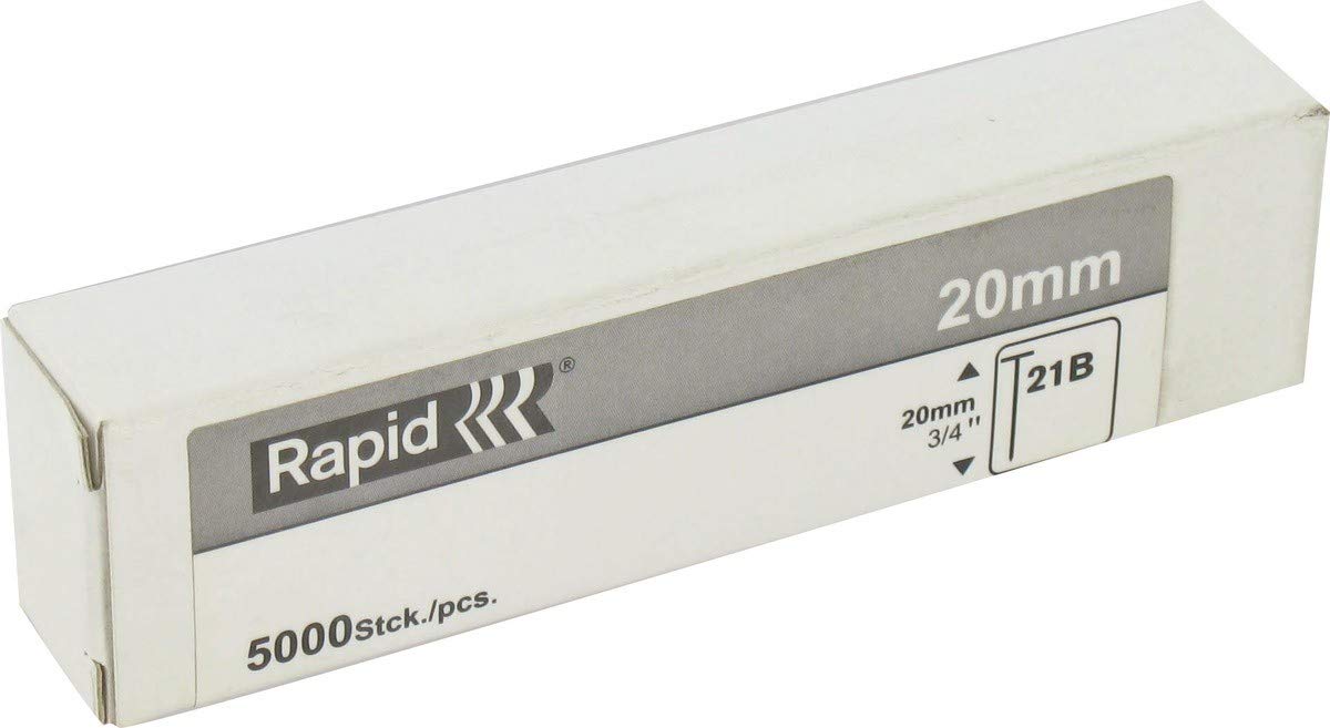 Rapid’os 16 Clouage 40302975 pointes 21B 20 mm, 5000 galvanisées