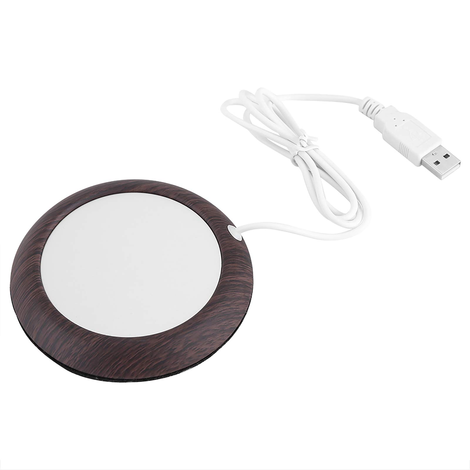 Omabeta Kitchen Appliances chauffe-tasses USB grain de bois foncé 80 °C