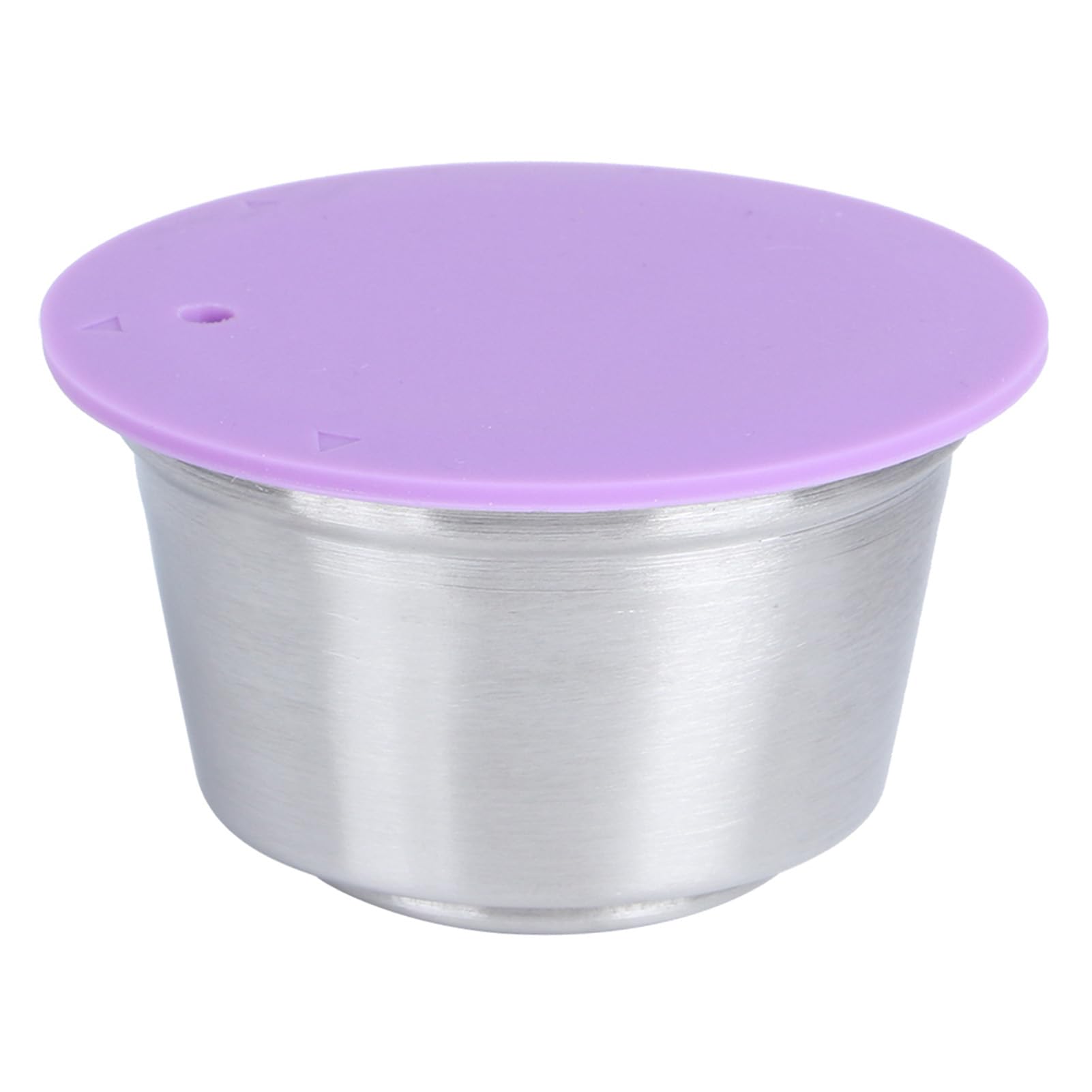 Omabeta Kitchen Appliances capsule de café réutilisable violette en acier inoxydable