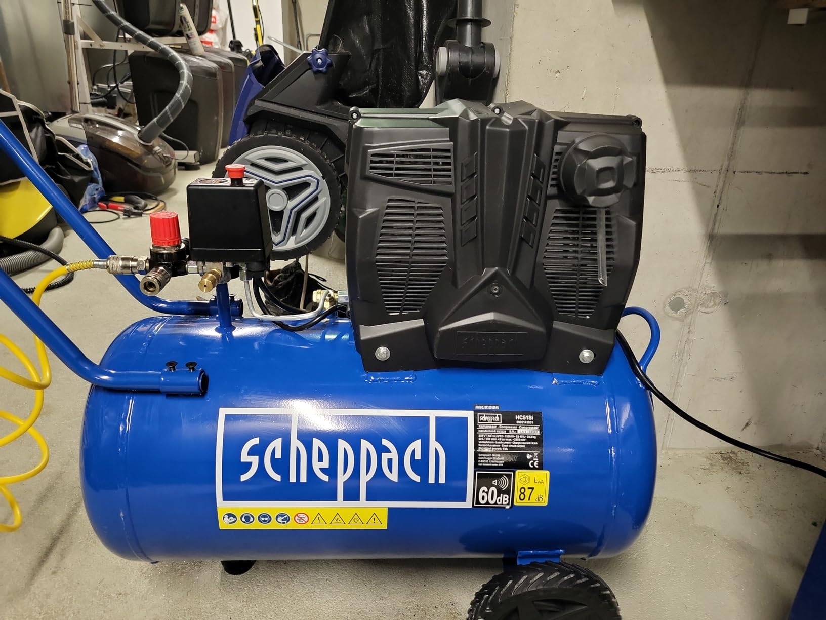 Scheppach HC Series HC51Si compresseur 50 L silencieux 60 dB