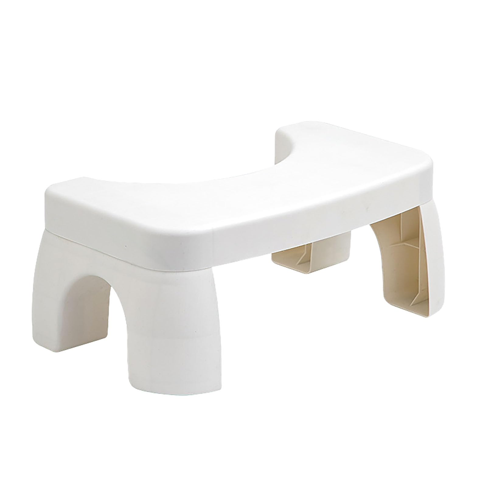 Omabeta Home Décor & Bathroom Décor tabouret de toilette blanc 1 pièce antidérapant