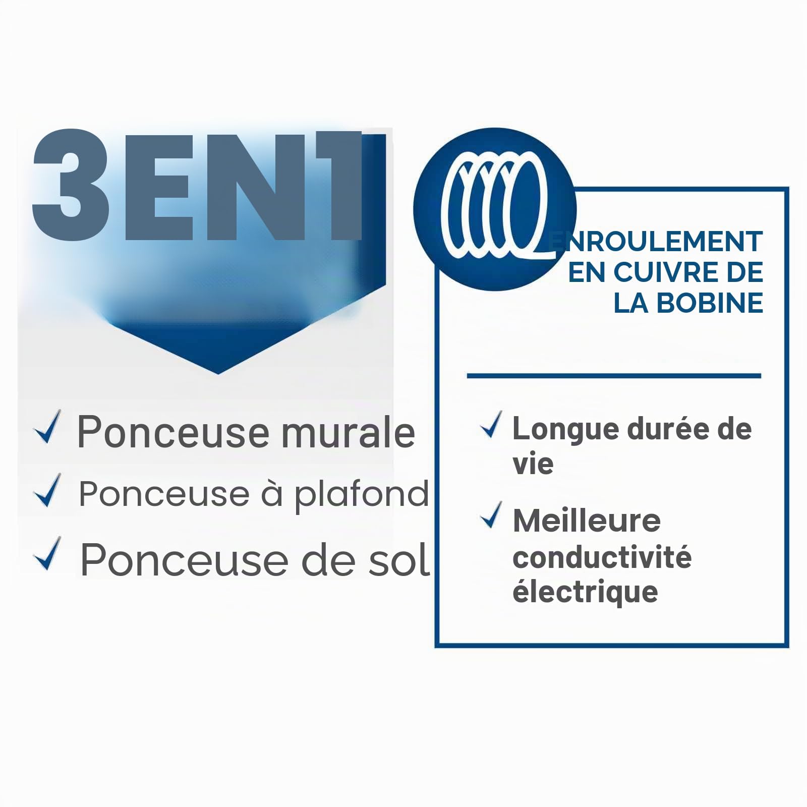 Scheppach BS Series DS200 Ponceuse murale et plafond 1200 W 215 mm