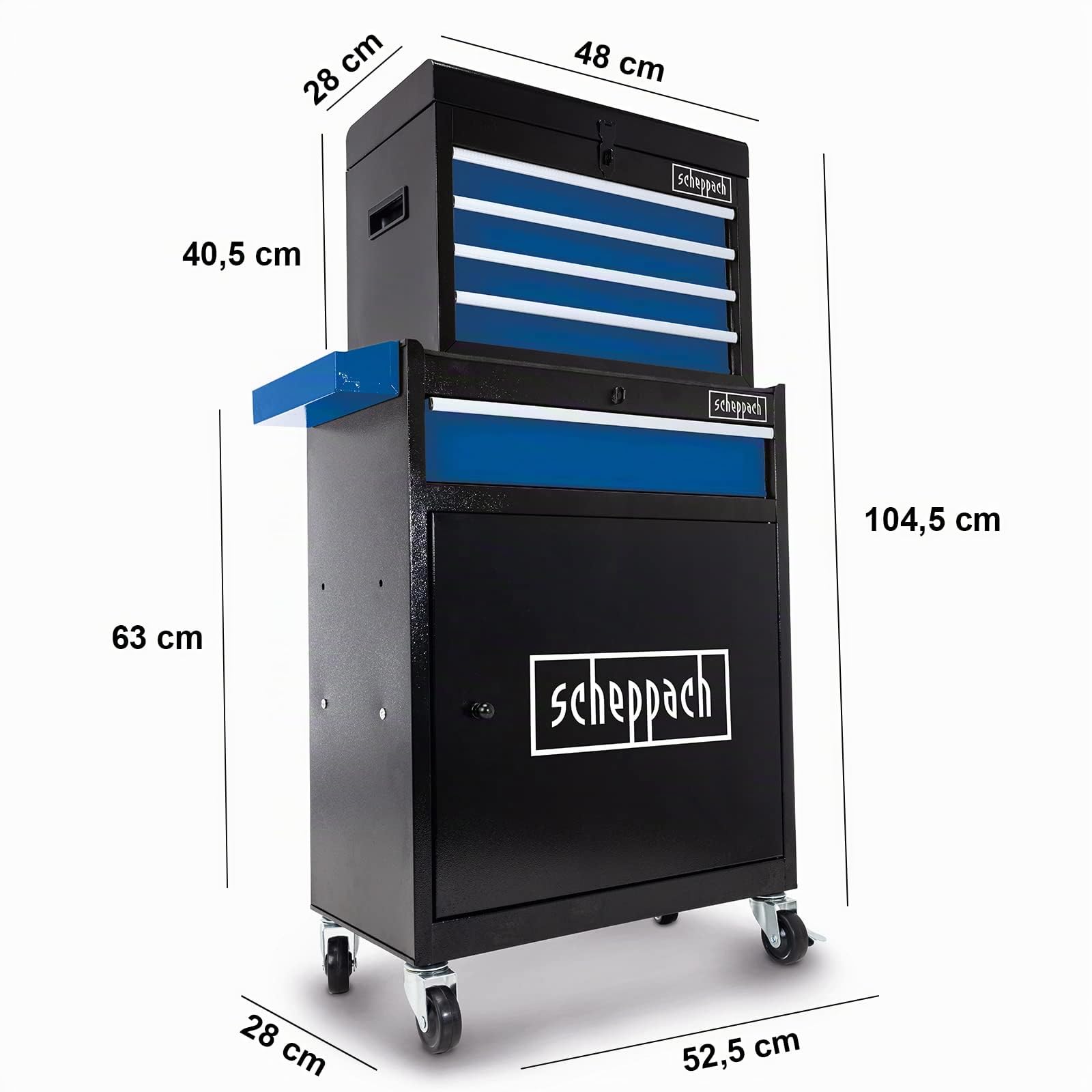 Scheppach ST Series TW1200 servante d’atelier 70 outils 2-en-1