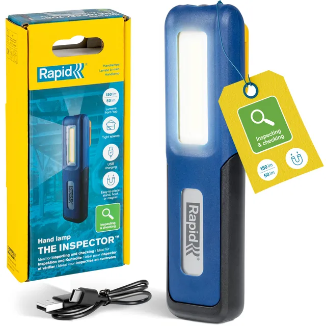 Rapid’os 16 Lampes de Chantier The Inspector lampe LED USB-C