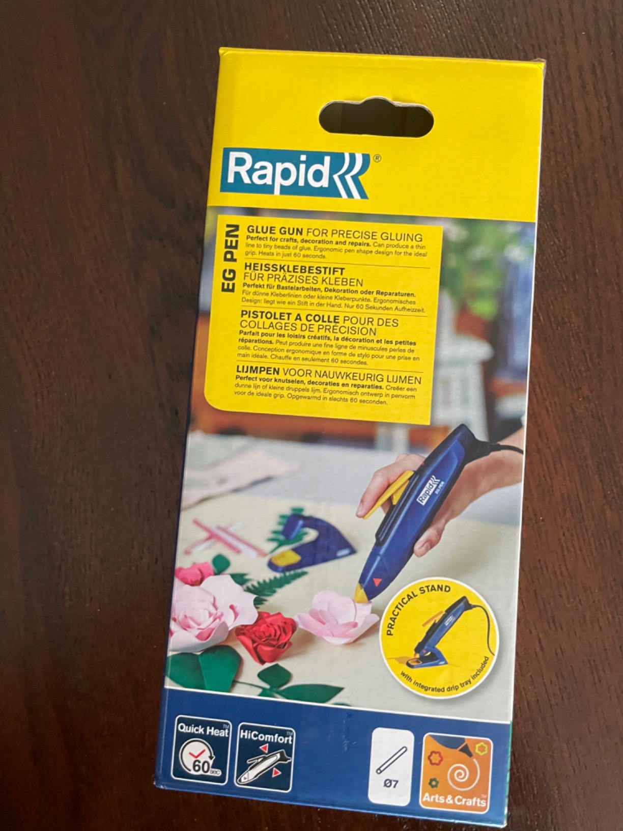 Rapid Collage EGPen pistolet à colle stylo 7 mm avec support