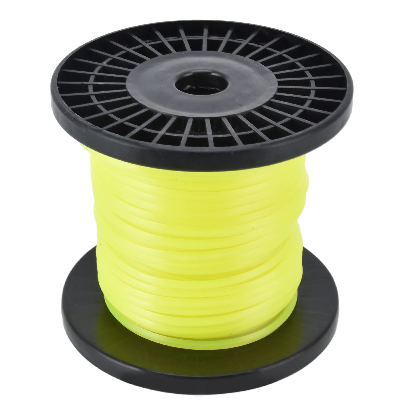 Omabeta Garden Machinery & Agricultural Equipment fil de débroussailleuse carré 3 mm, 30 m jaune en nylon