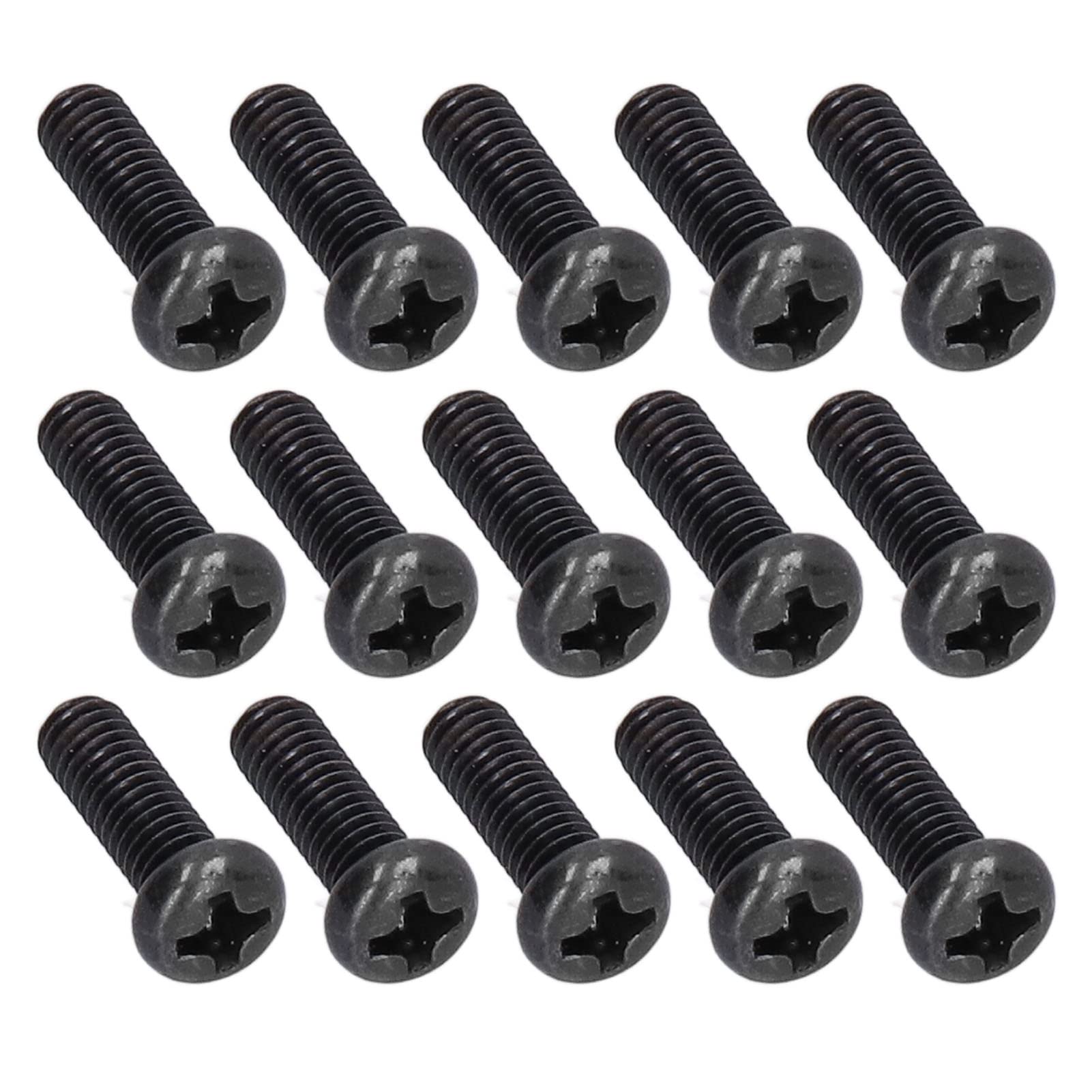 Omabeta Fasteners, Screws & Springs vis DIN 7985 M4 x 12 mm, lot de 50, zinguées noires