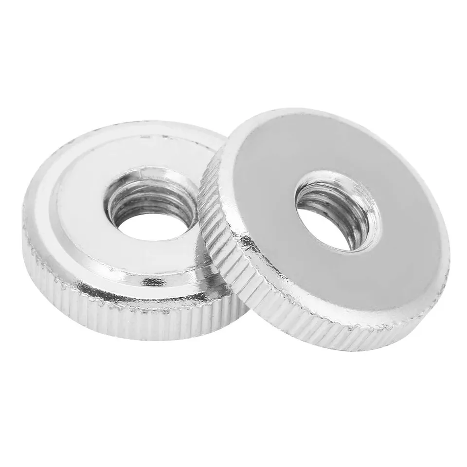 Omabeta Fasteners, Screws & Springs écrou moleté M8 2 pièces acier carbone
