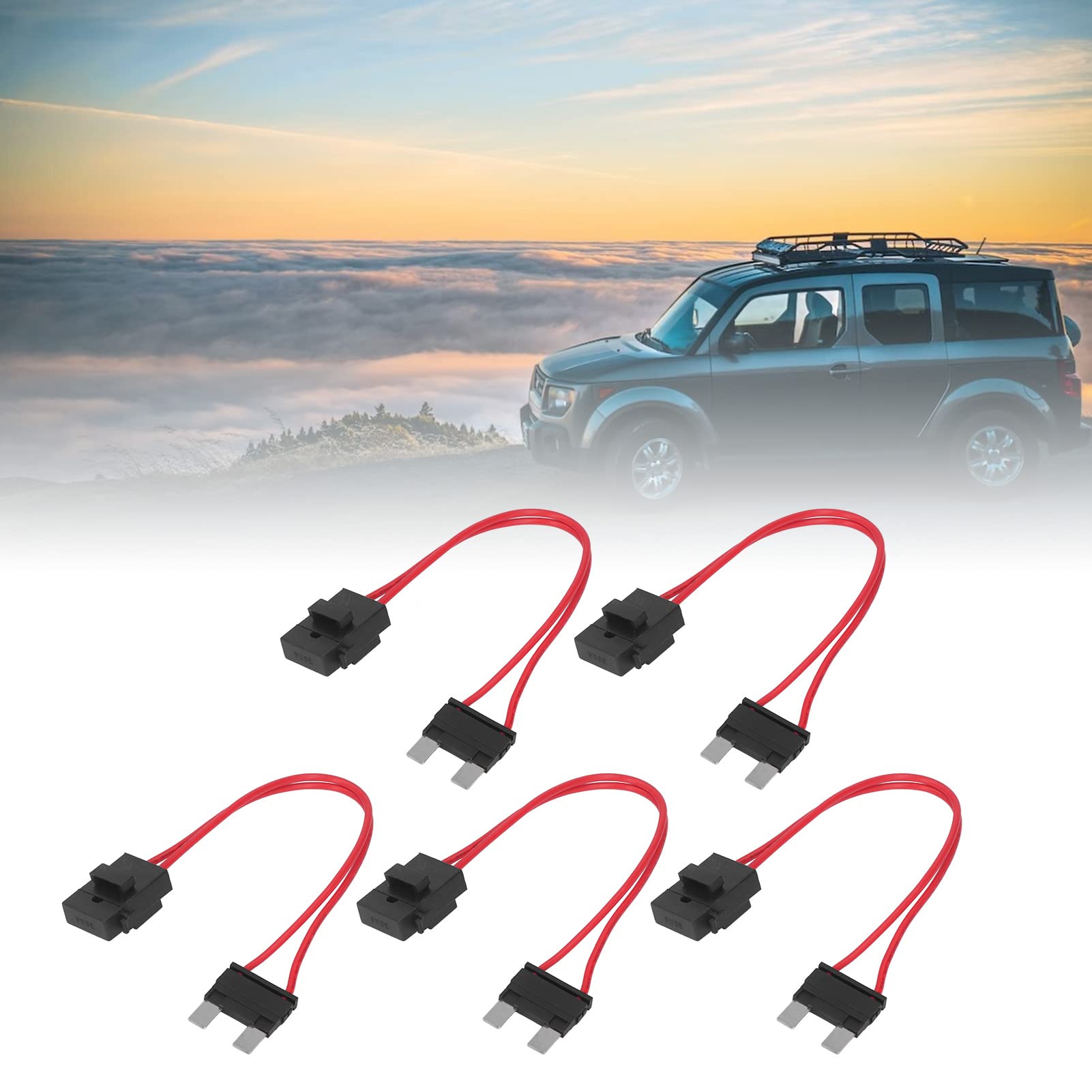 Omabeta Automotive Accessories connecteur de porte-fusible mini 16AWG 5 pièces 20 A