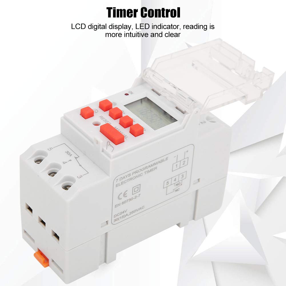 Omabeta Electrical Components & Wiring minuterie programmable 24 V rail DIN