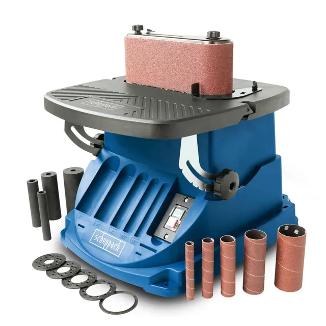 Scheppach BS Series OSM600 ponceuse oscillante 450 W avec 5 manchons