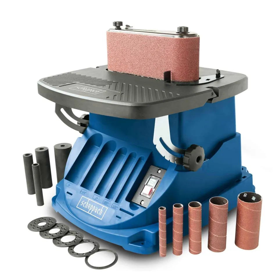 Scheppach BS Series OSM600 ponceuse oscillante 450 W avec 5 manchons
