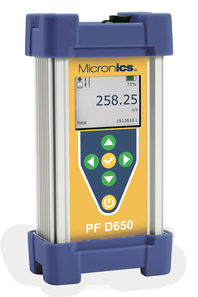 Micronics Portaflow D650 débitmètre Doppler portable sans contact