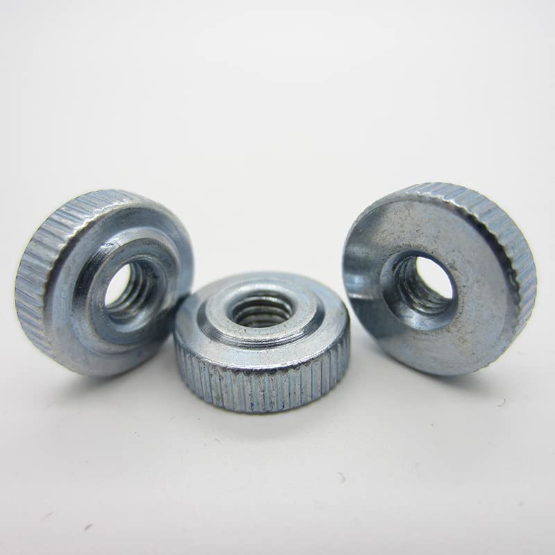 Omabeta Fasteners, Screws & Springs écrou moleté M8 2 pièces acier carbone