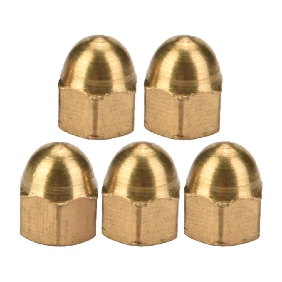 Omabeta Fasteners, Screws & Springs Écrous borgnes M3 20 pièces laiton