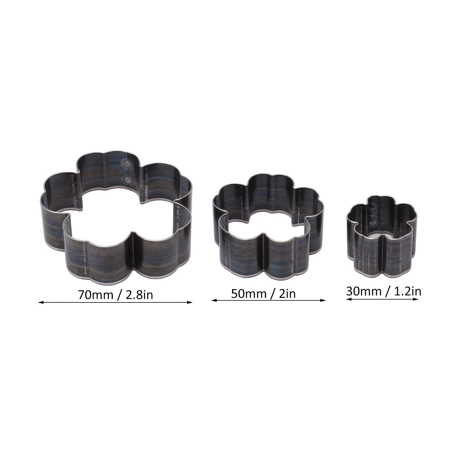 Omabeta Tools & Workshop Equipment Matrice fleur de cerisier pour cuir, 3 tailles