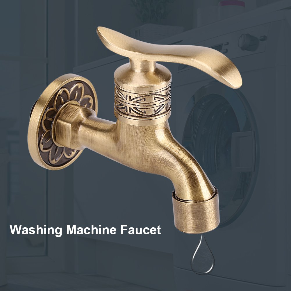 Omabeta Home Décor & Bathroom Décor robinet pour machine à laver en laiton G1/2