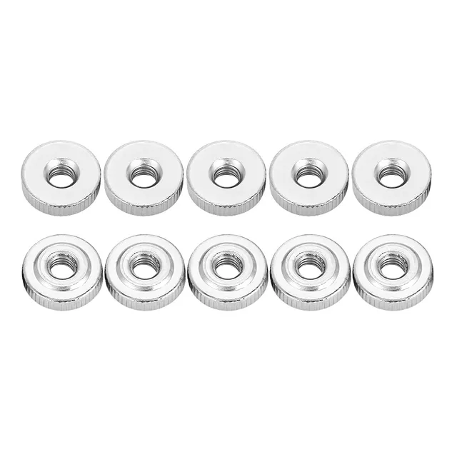 Omabeta Fasteners, Screws & Springs écrous moletés M3 10 pièces acier carbone