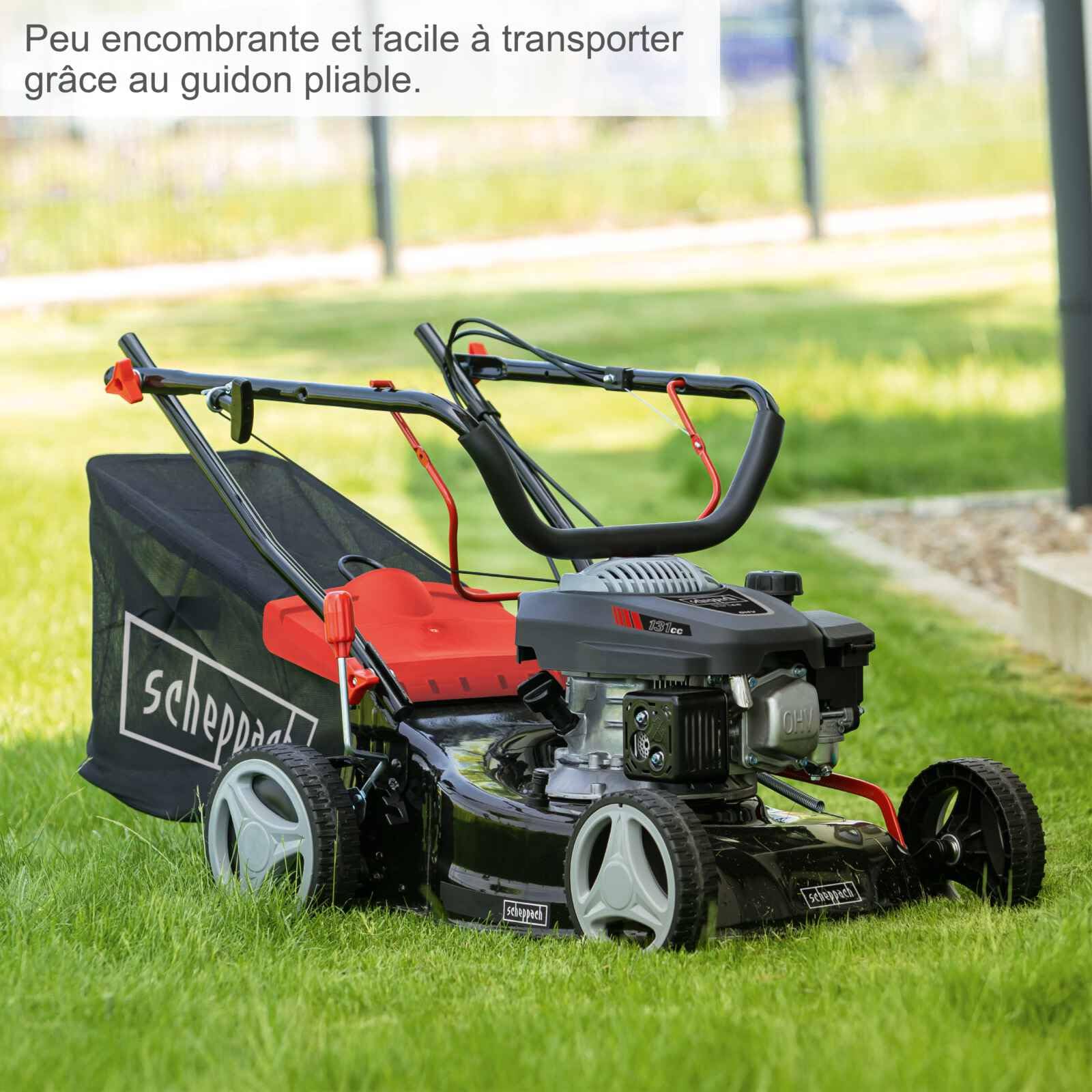 Scheppach KG Series MP132-42 tondeuse thermique 42 cm, bac 45 L