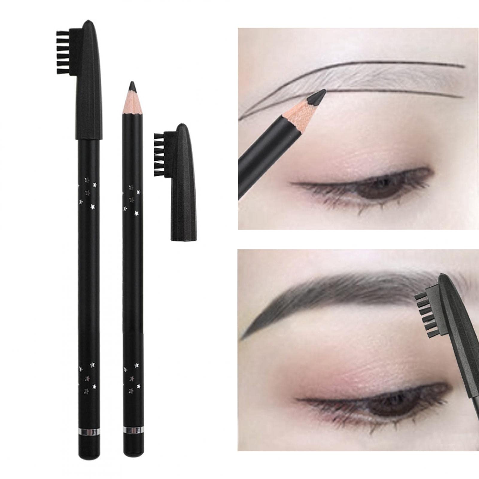 Omabeta Beauty, Hair & Nail Care crayon à sourcils EB01 Noir waterproof 5 g