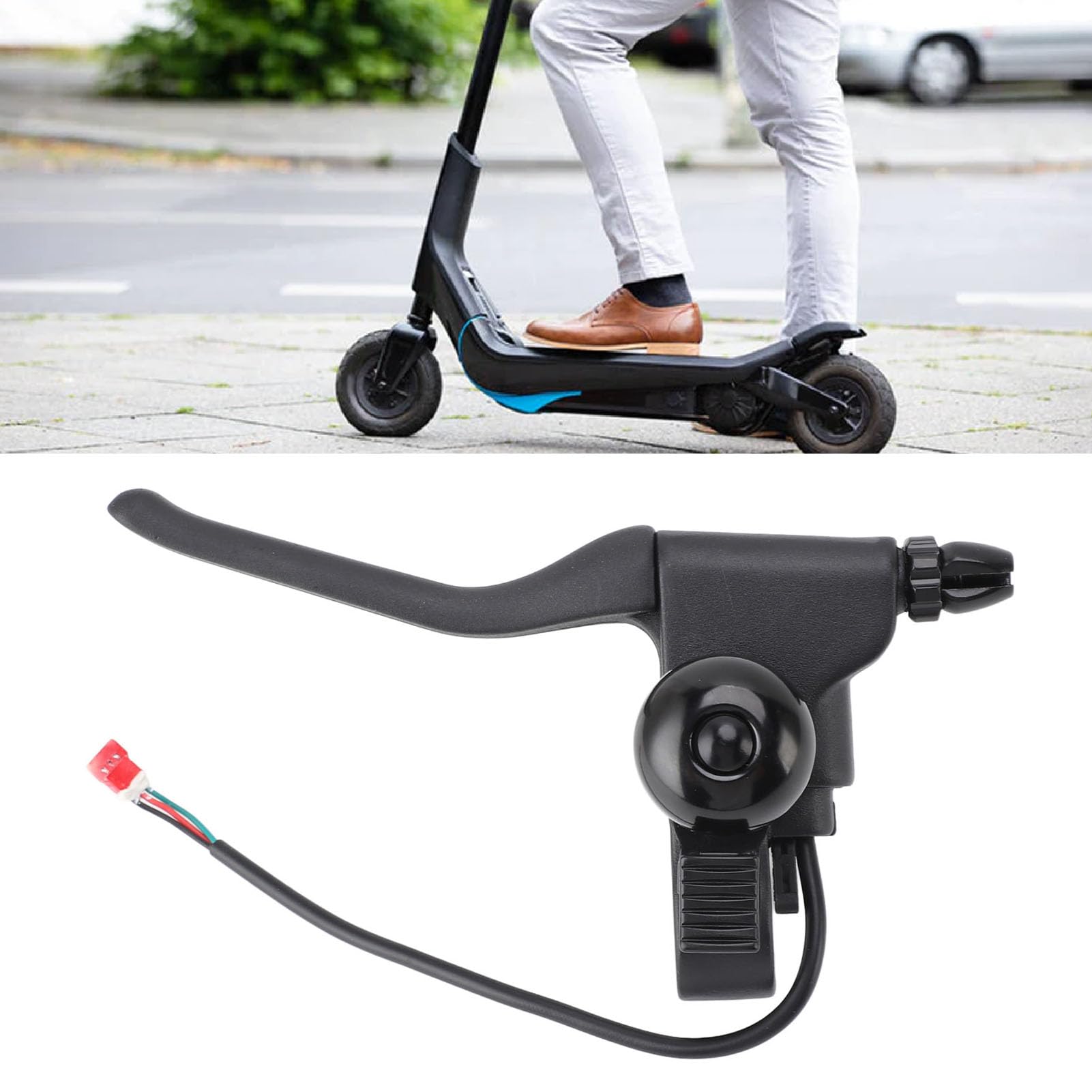 Omabeta Automotive Accessories poignée de frein scooter électrique avec sonnette en nylon